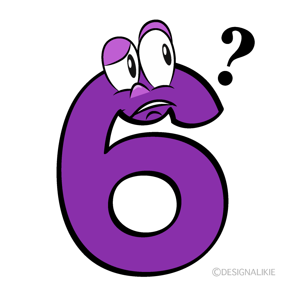 Thinking 6 Cartoon Character Image
