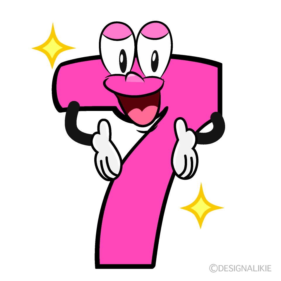 Glitter 7 Cartoon Character Image