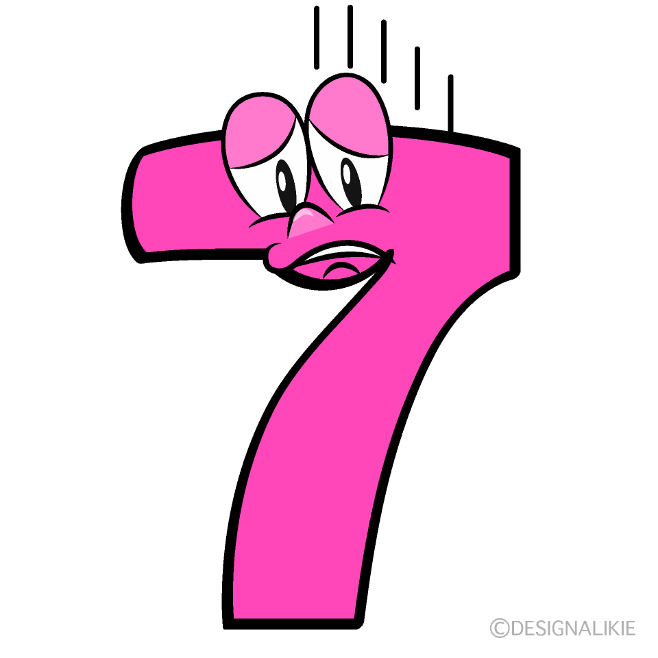 Depressed 7 Cartoon Character Image