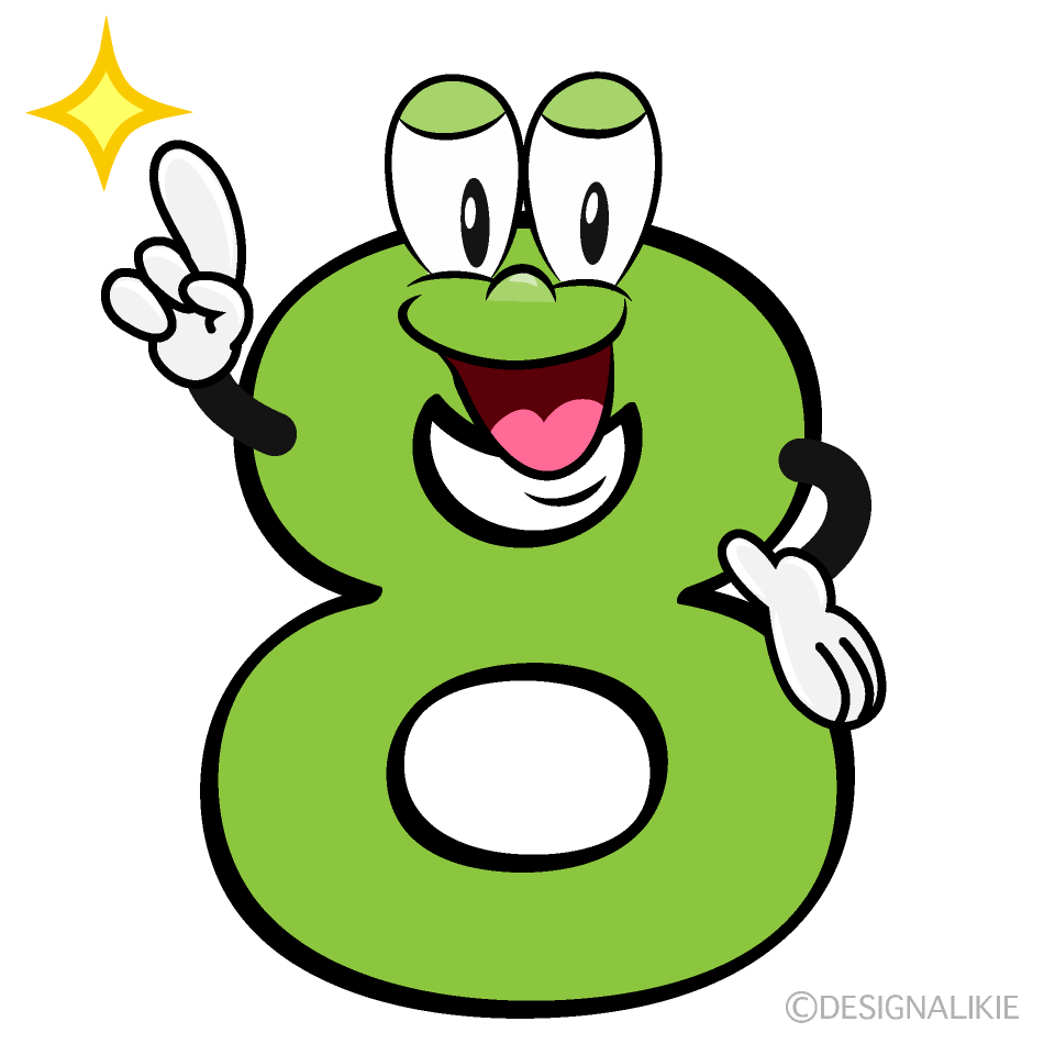Posing 8 Cartoon Character Image