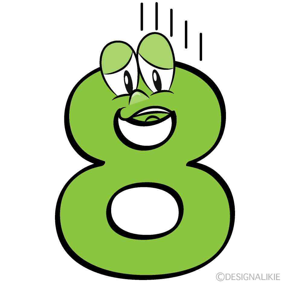 Depressed 8 Cartoon Character Image