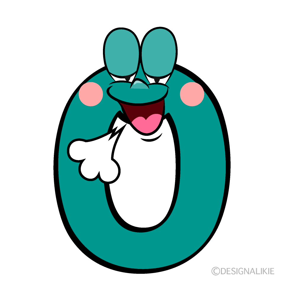 Relaxing 0 Cartoon Character Image