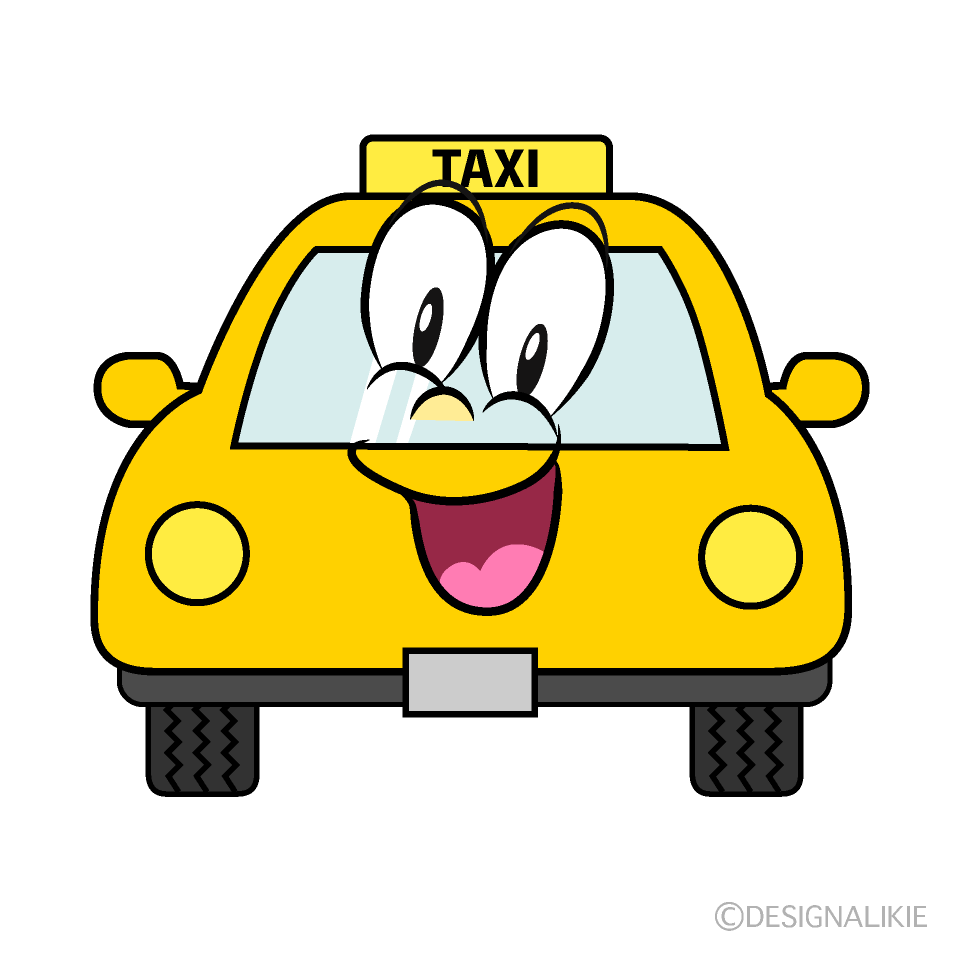 Surprising TAXI Cartoon Character Image