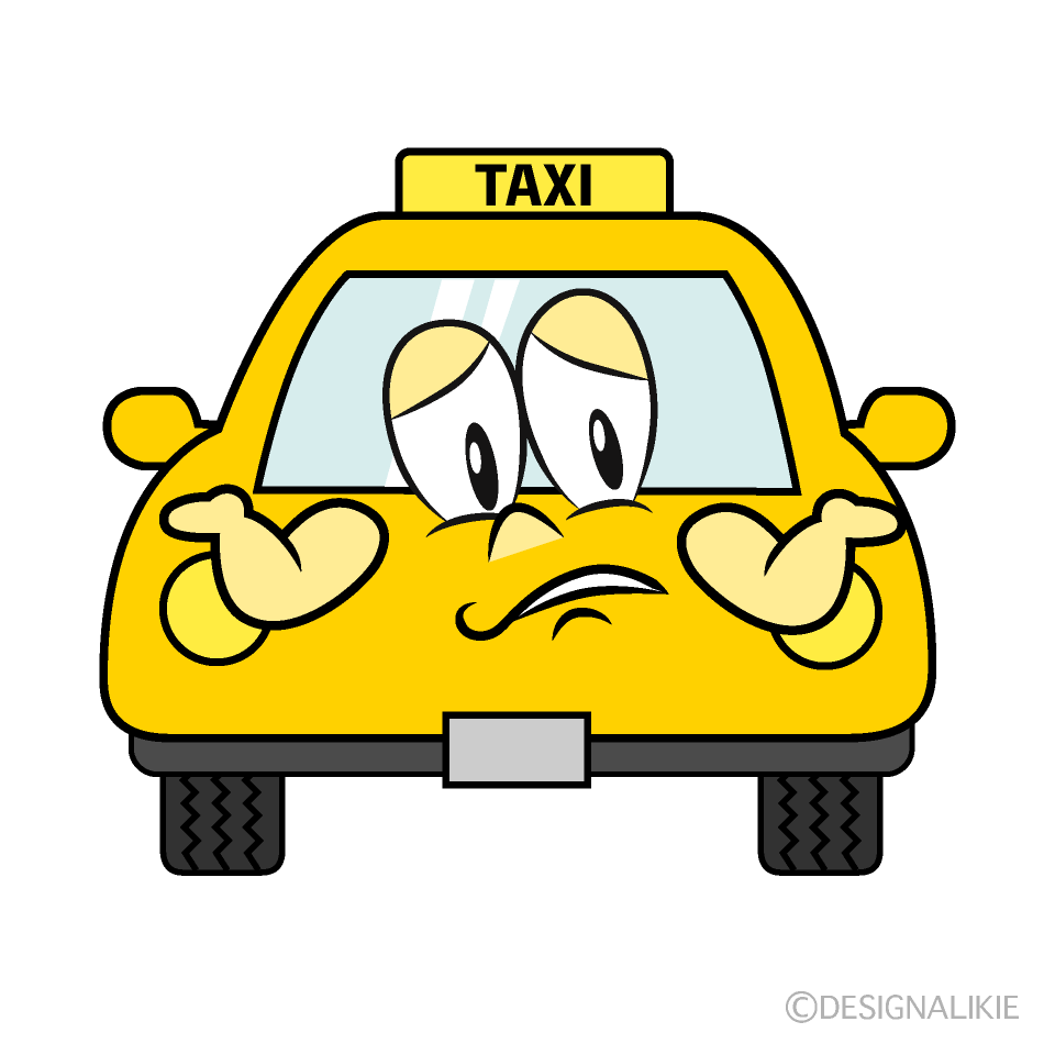 Troubled TAXI Cartoon Character Image