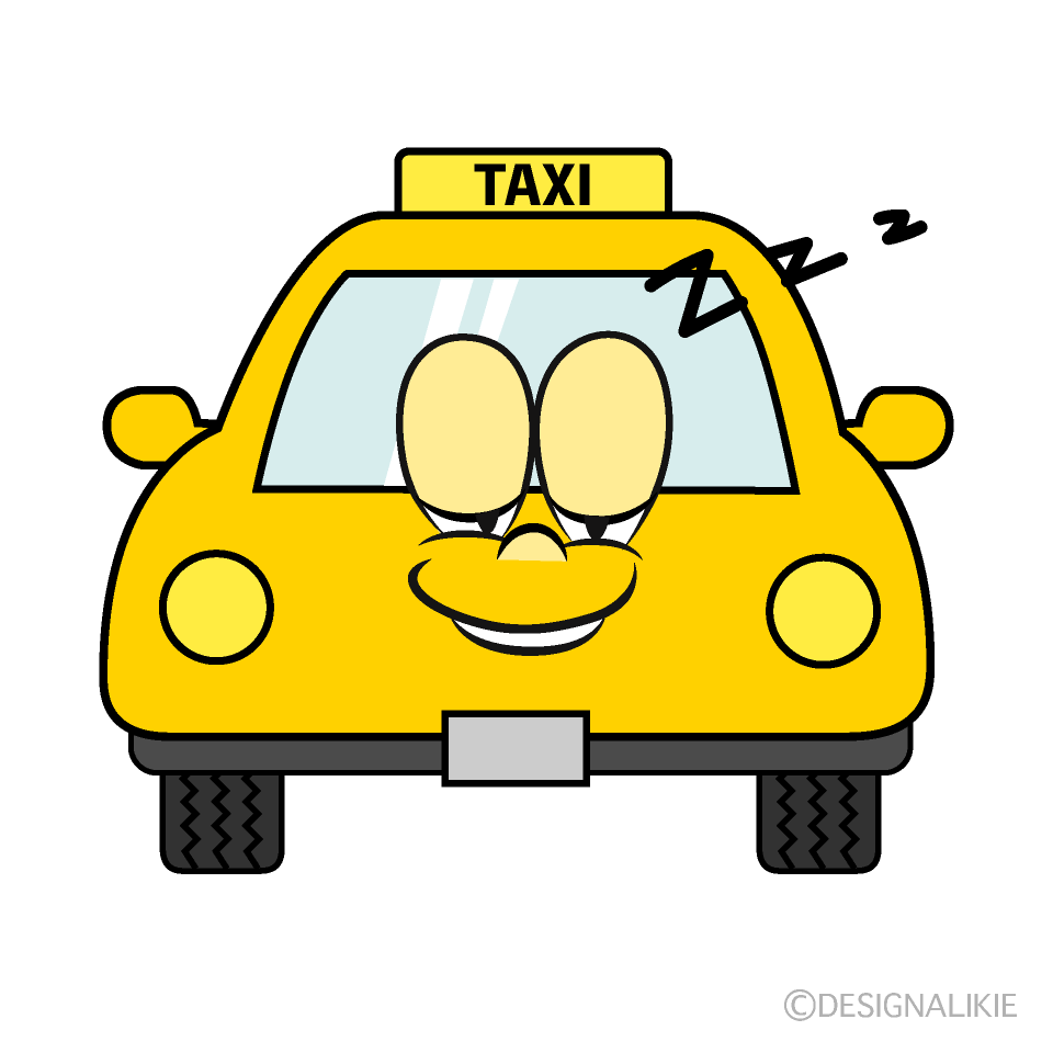Sleeping TAXI Cartoon Character Image