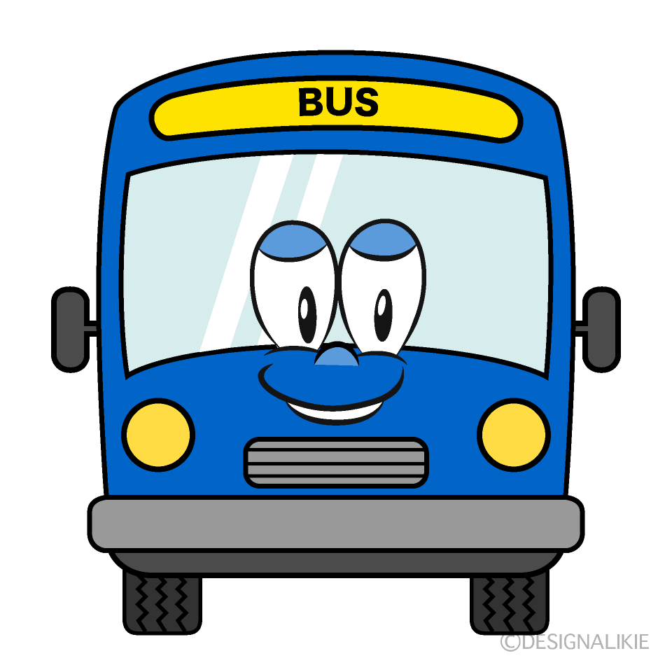 Bus Cartoon Character Image