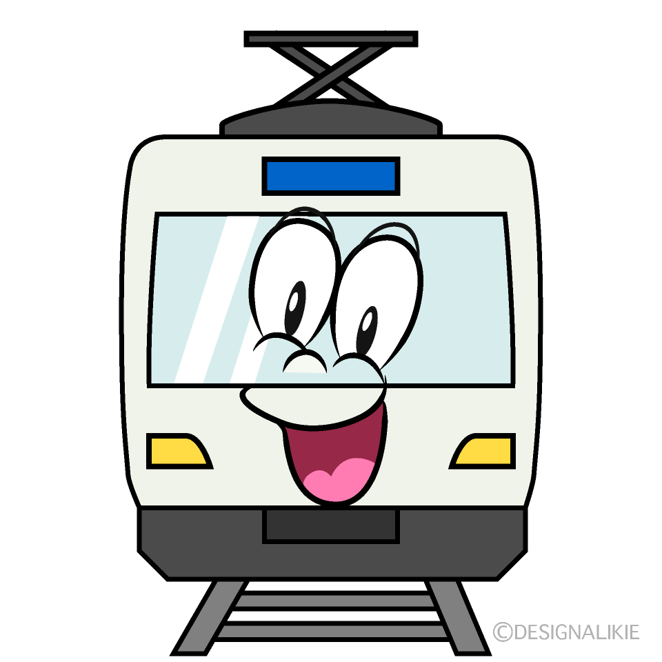 Surprising Railway Cartoon Character Image