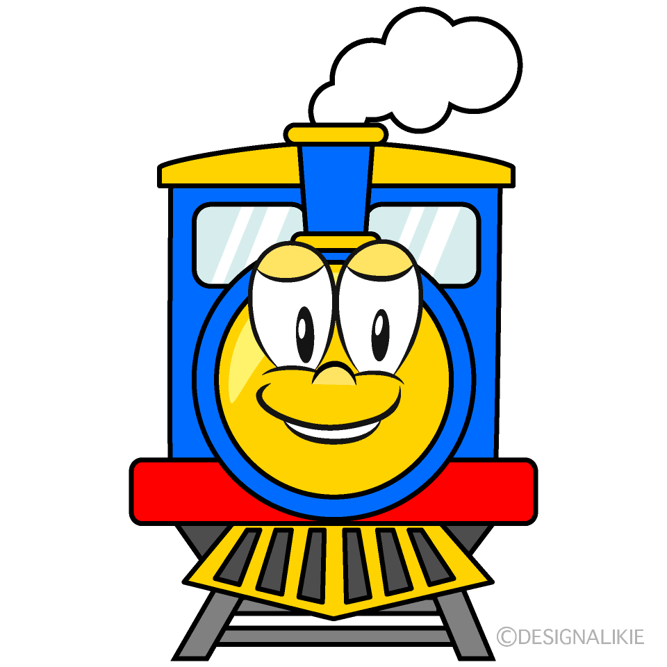 Train Cartoon Character Image