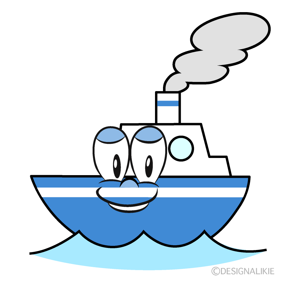 Boat Cartoon Character Image