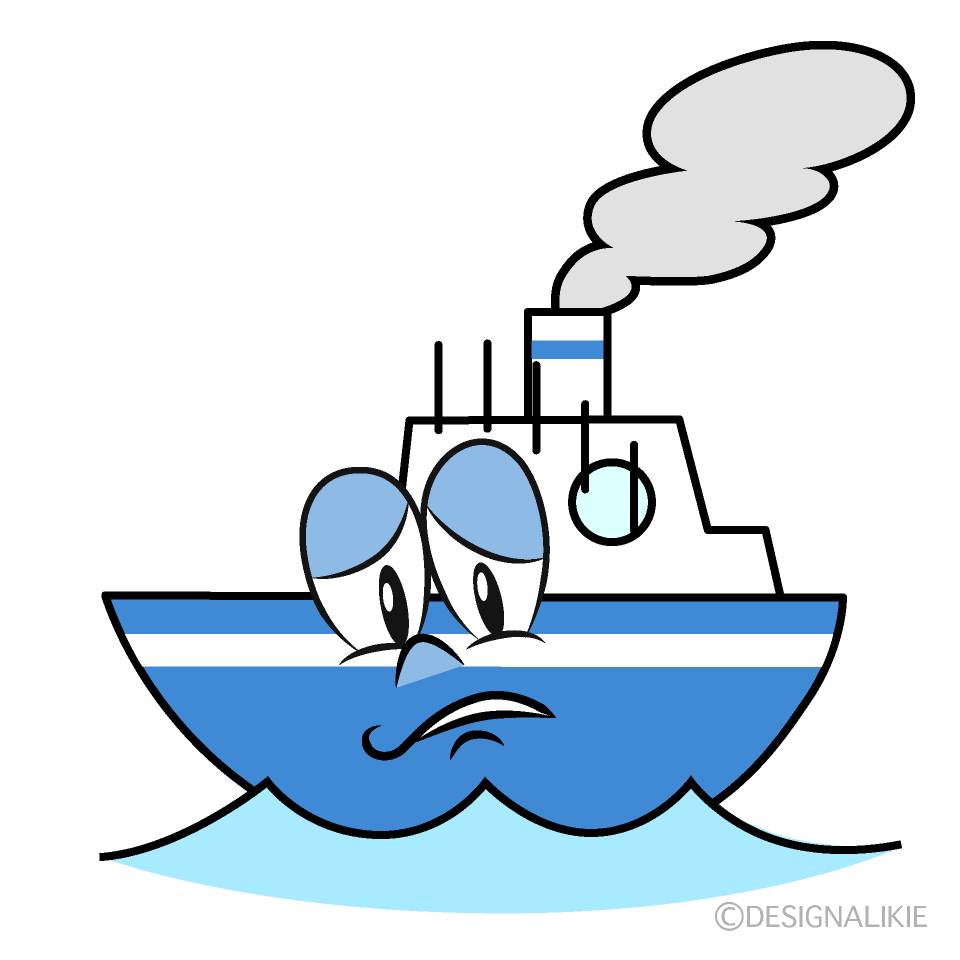 Barco Deprimido Animado