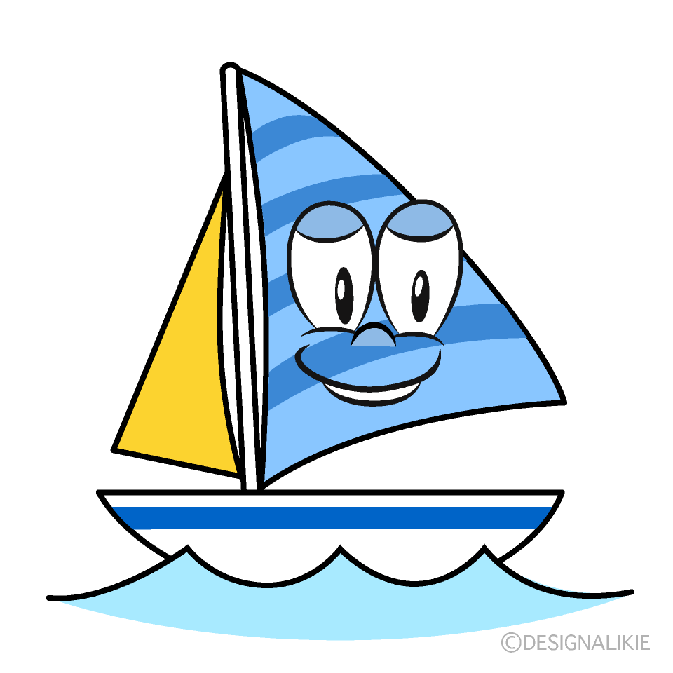 Yacht Cartoon Character Image