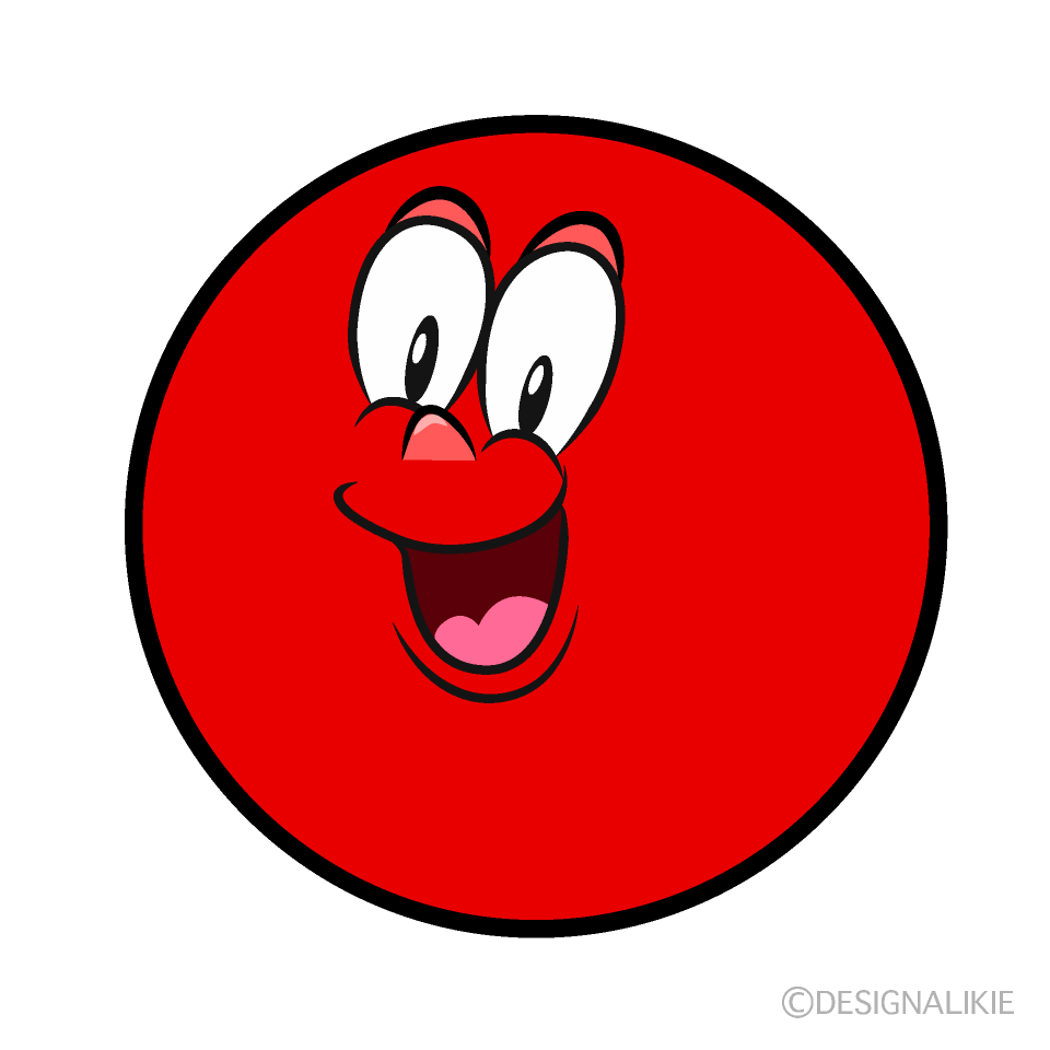 Surprising Circle Cartoon Character Image