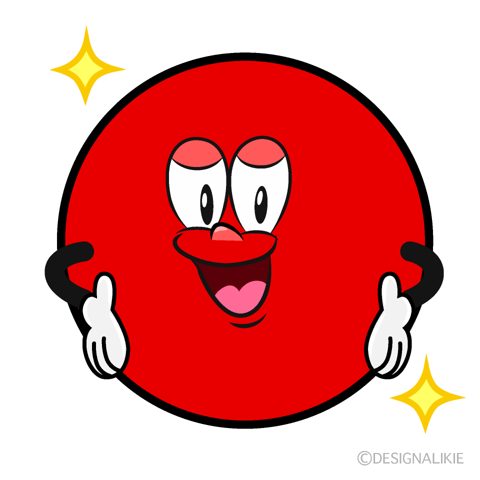 Glitter Circle Cartoon Character Image