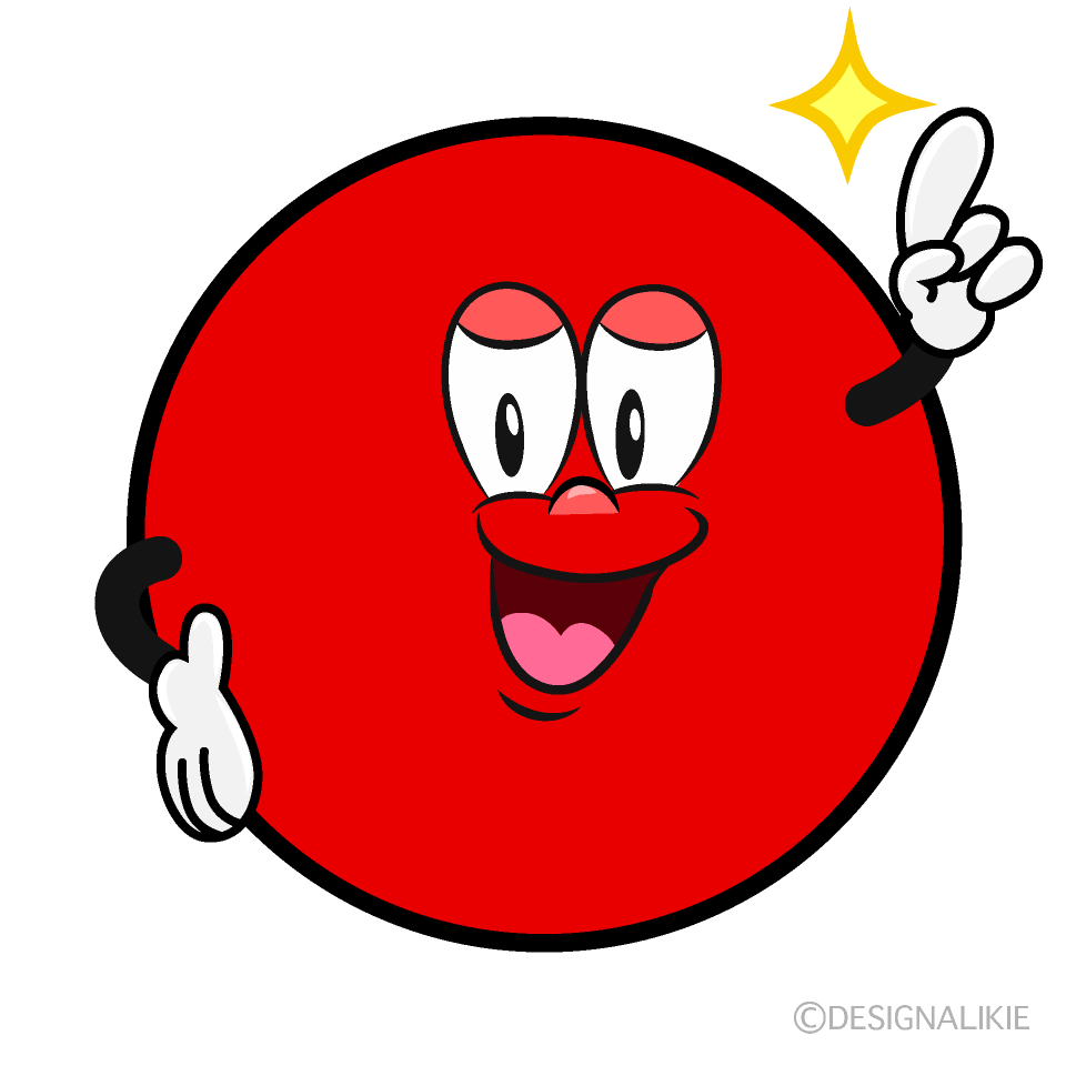 Posing Circle Cartoon Character Image