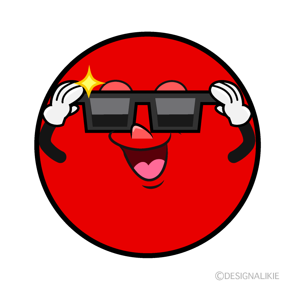 Cool Circle Cartoon Character Image