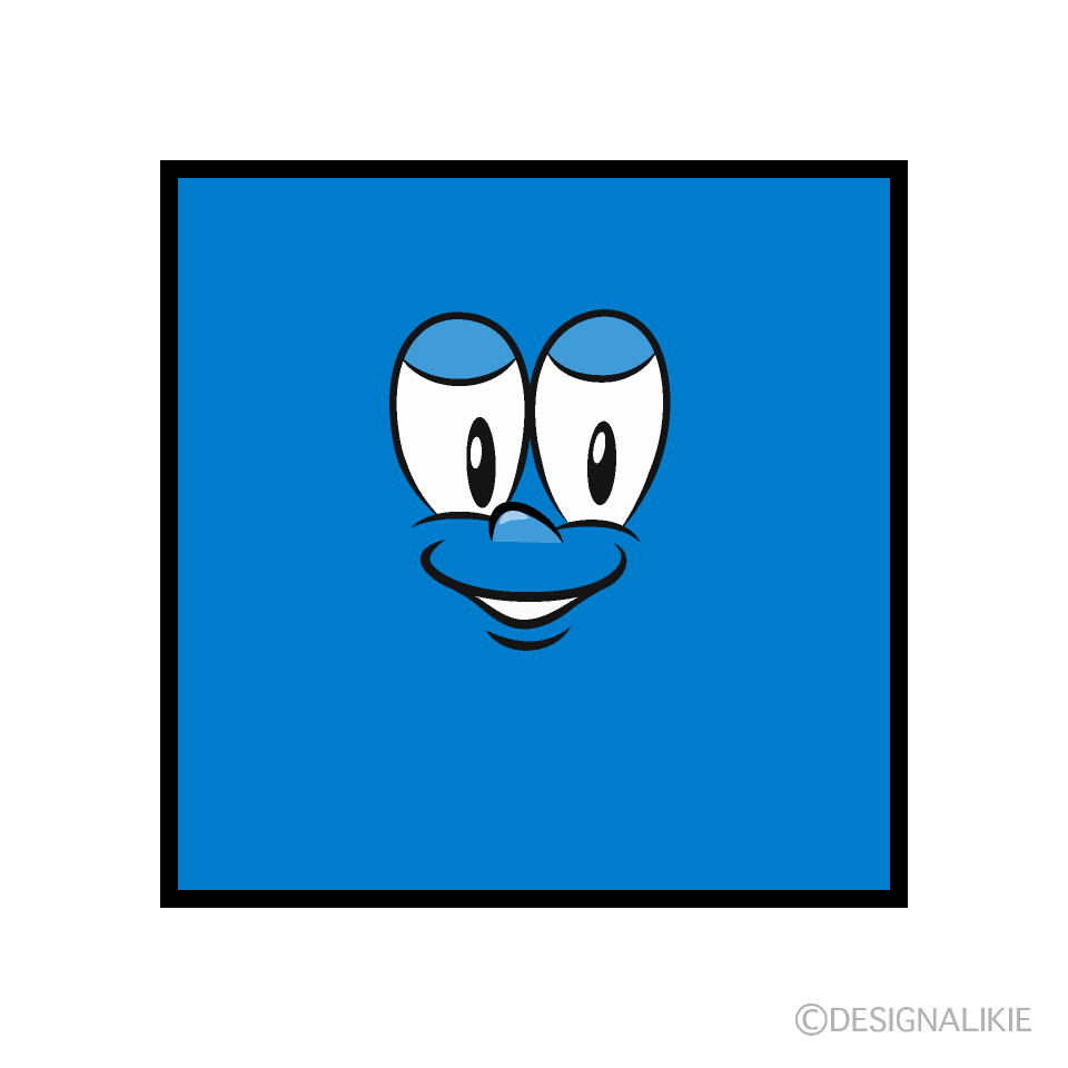 Square Cartoon Character Image
