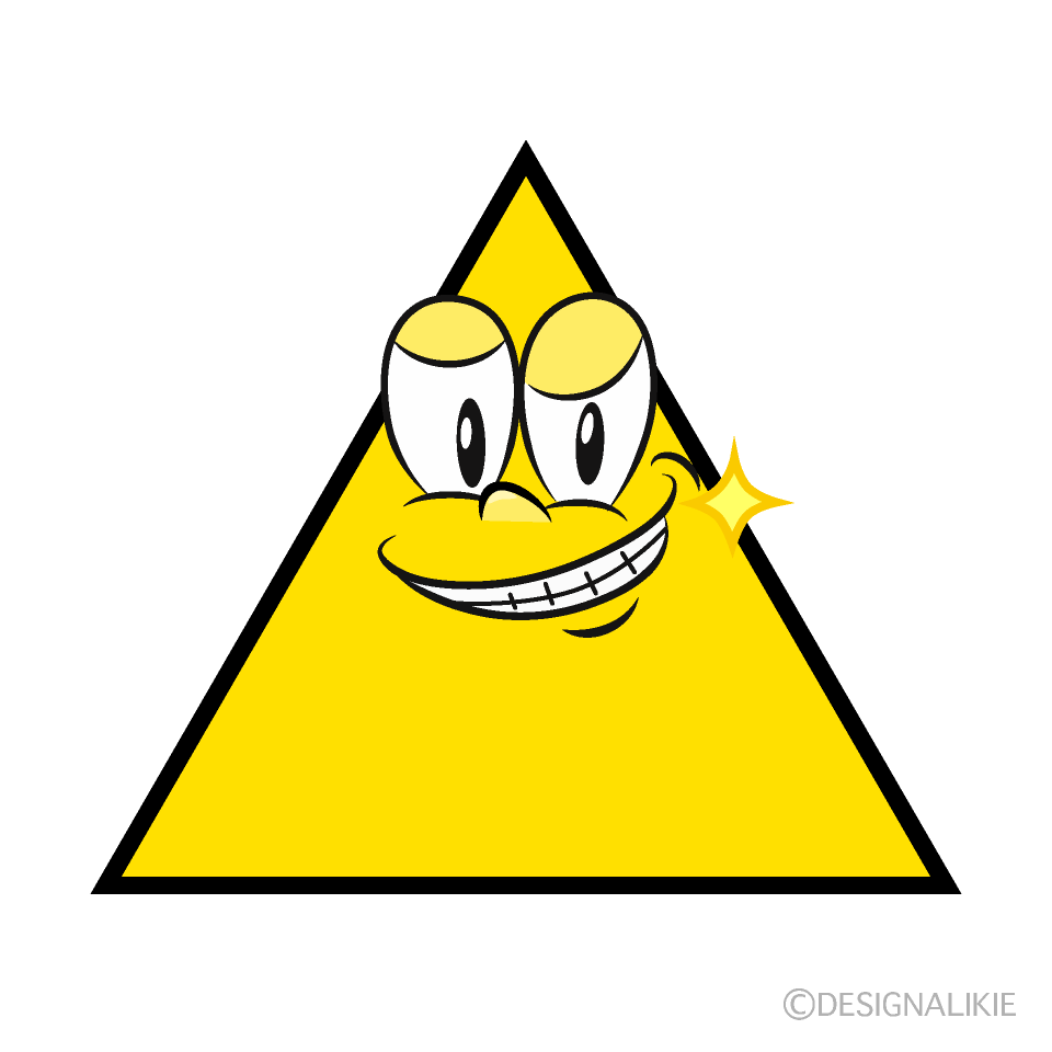 Triángulo Sonriendo Animado