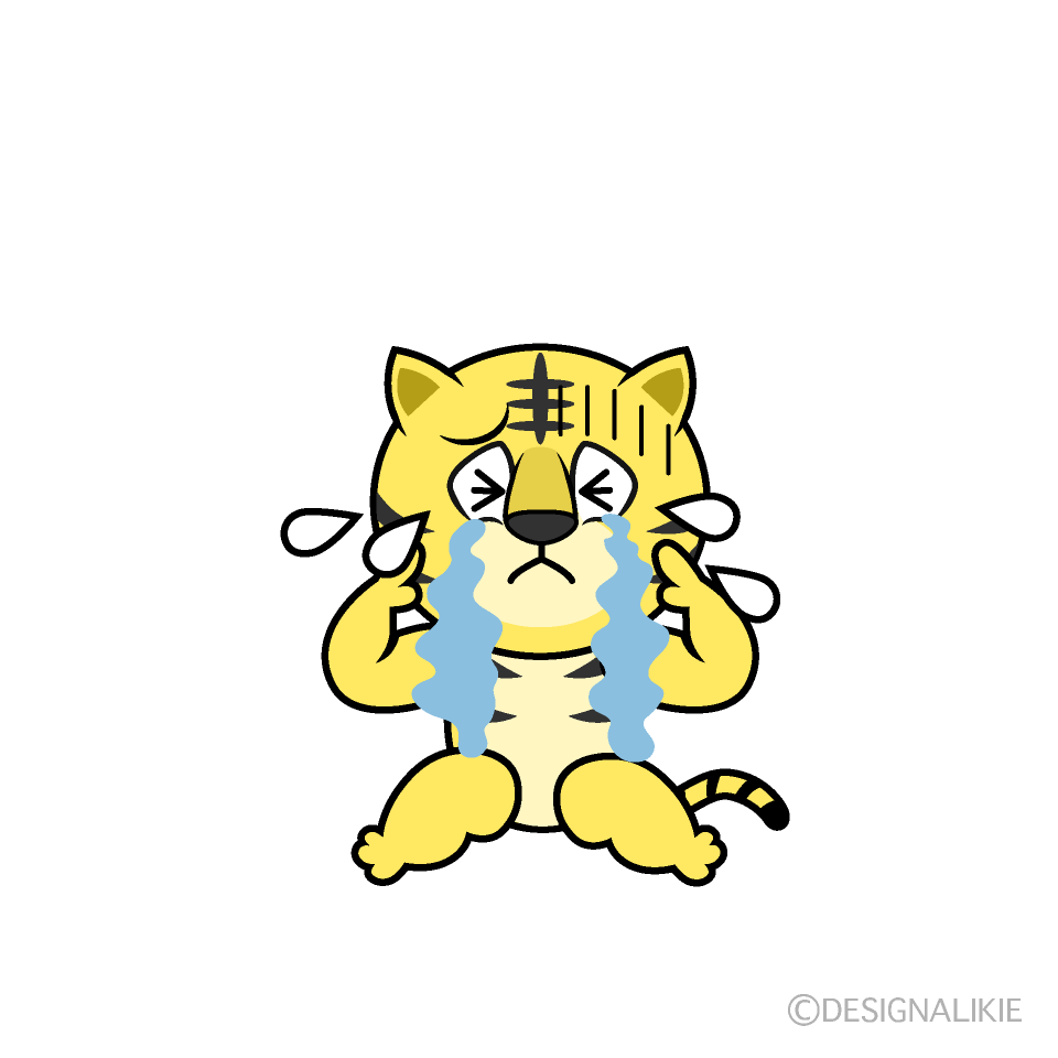 Thumbs up Tiger Cartoon Character Image
