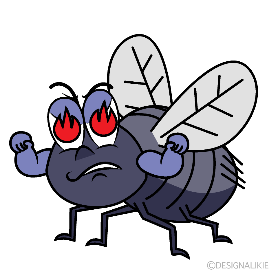 Enthusiasm Fly Cartoon Character Image