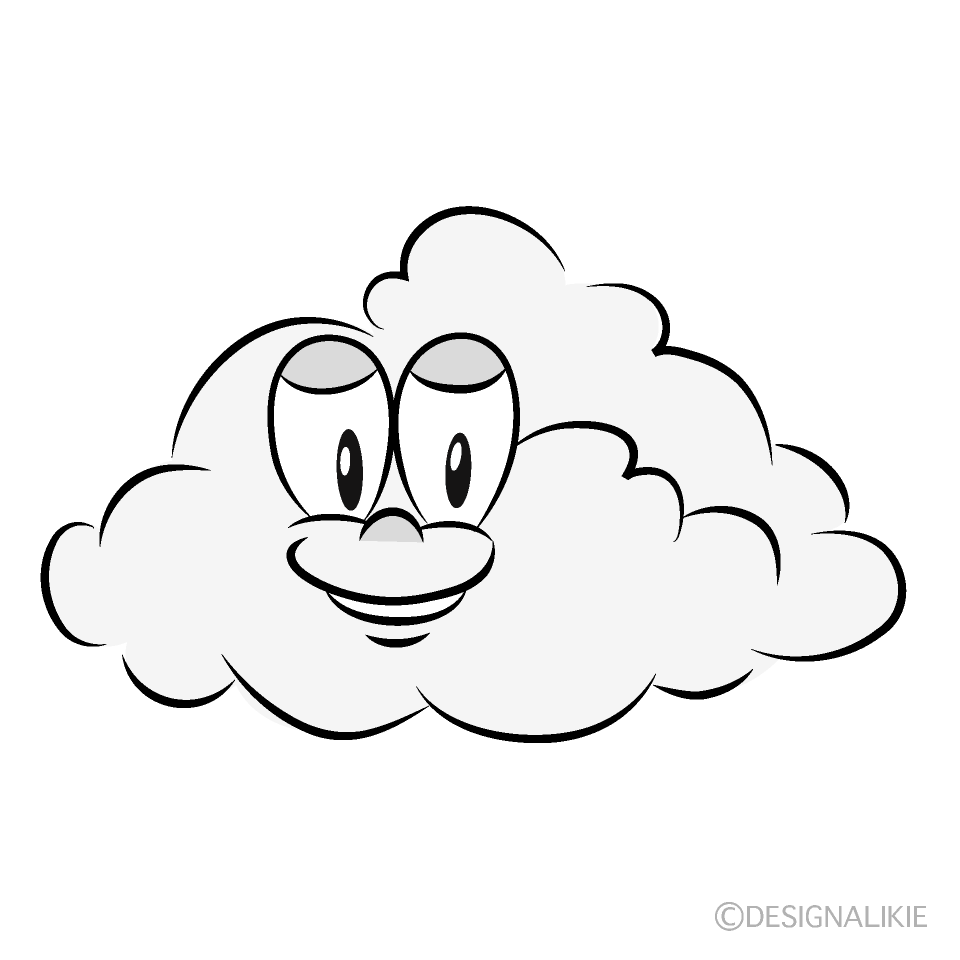 Cloud Cartoon Character Image
