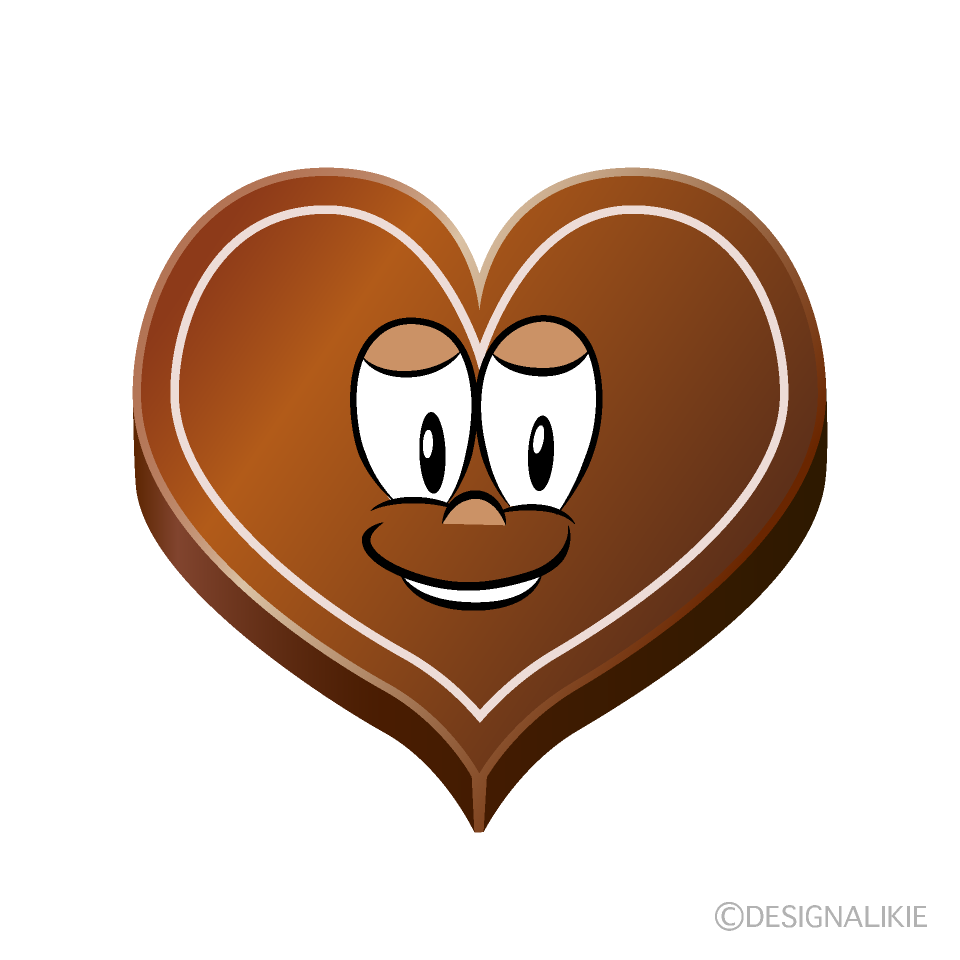 Heart Chocolate Cartoon Character Image