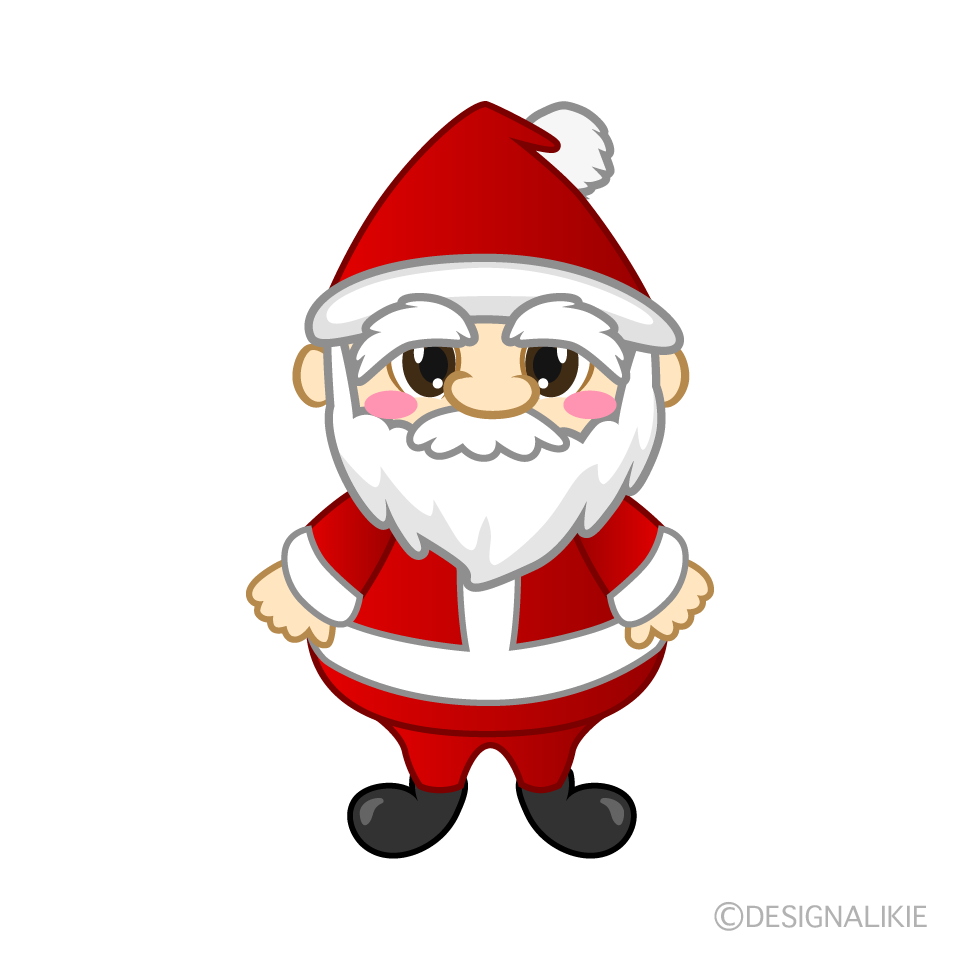 Mini Santa Cartoon Character Image