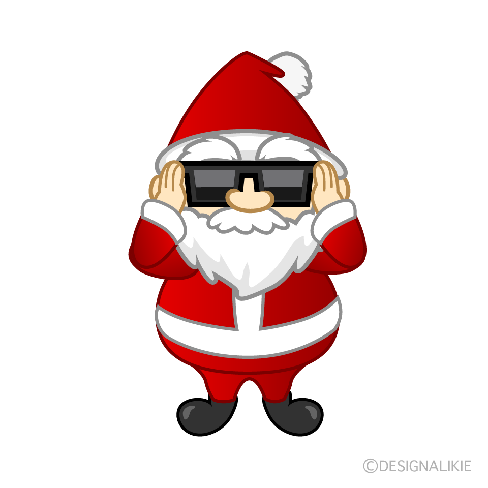 Cool Mini Santa Cartoon Character Image