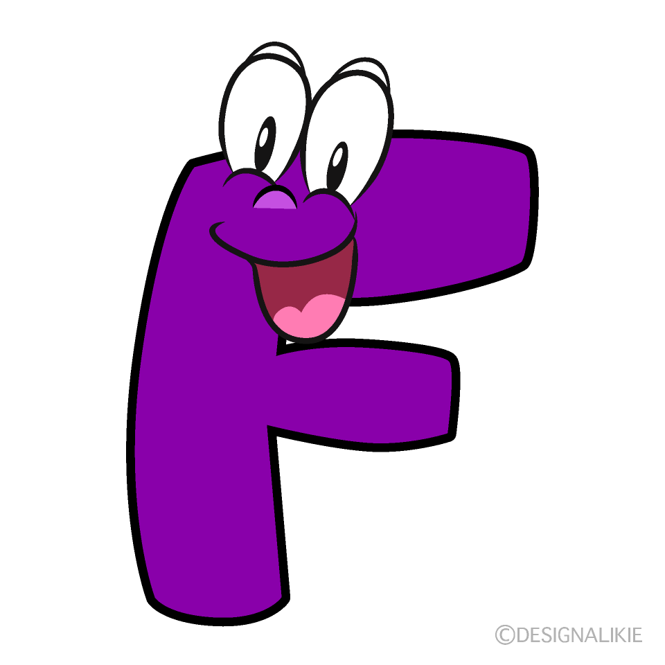 Surprising F Cartoon Character Image