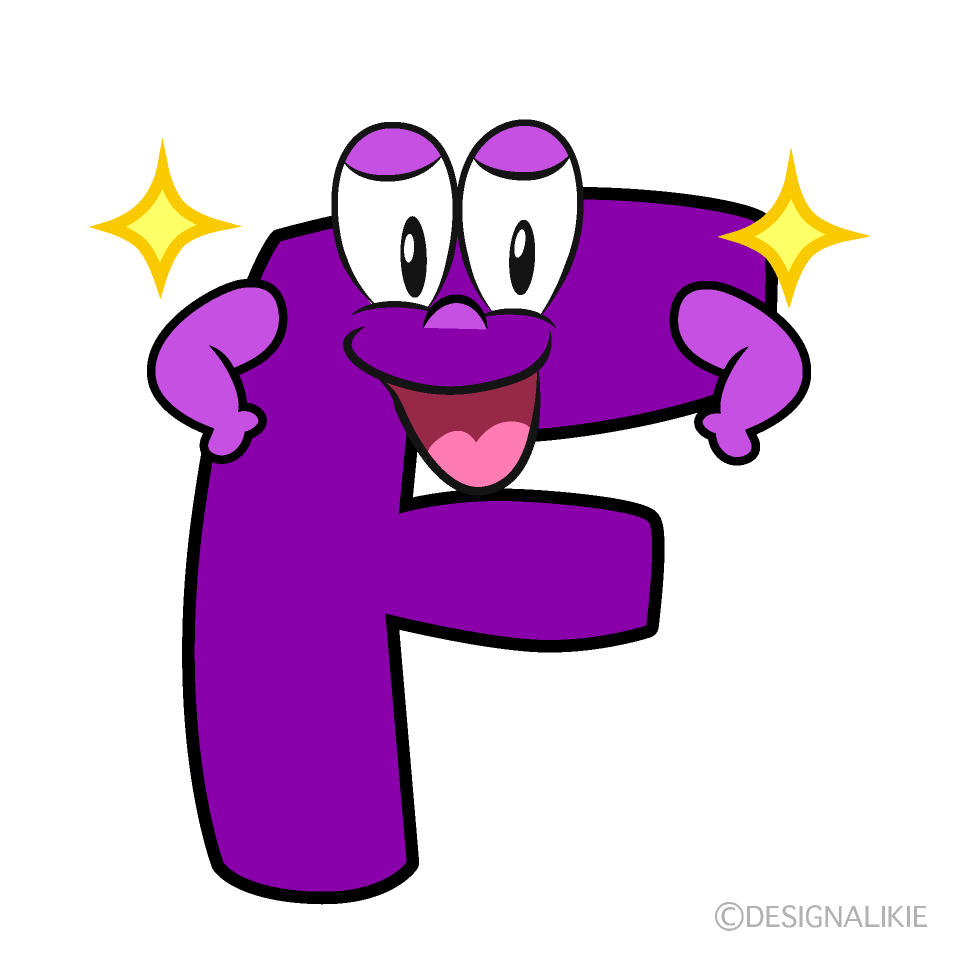 Glitter F Cartoon Character Image
