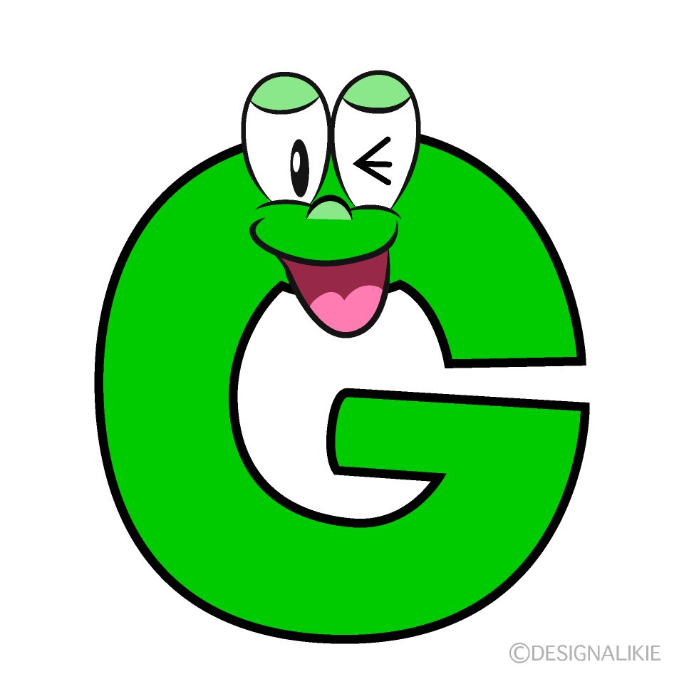 Laughing G Cartoon Character Image