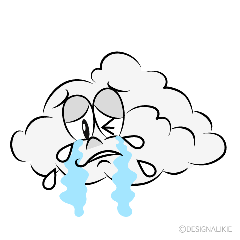 Nube Llorando Animado