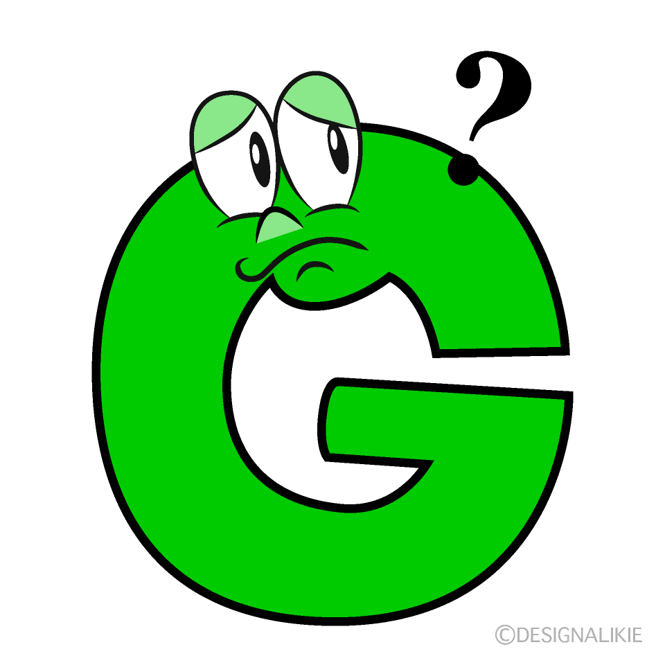 Thinking G Cartoon Character Image