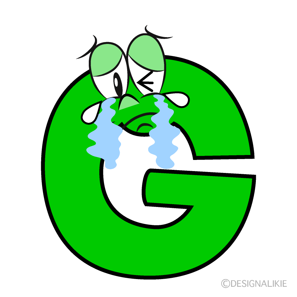 Crying G Cartoon Character Image