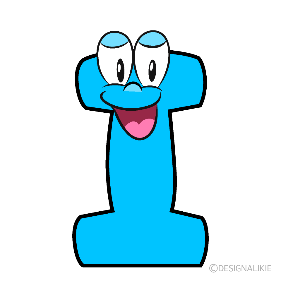 Smiling I Cartoon Character Image