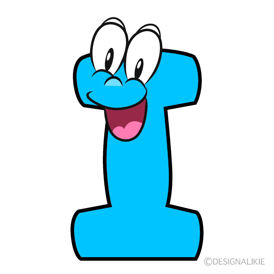 Surprising I Cartoon Character Image
