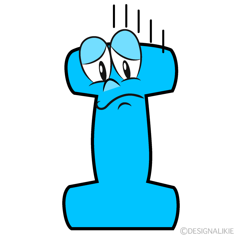 Depressed I Cartoon Character Image