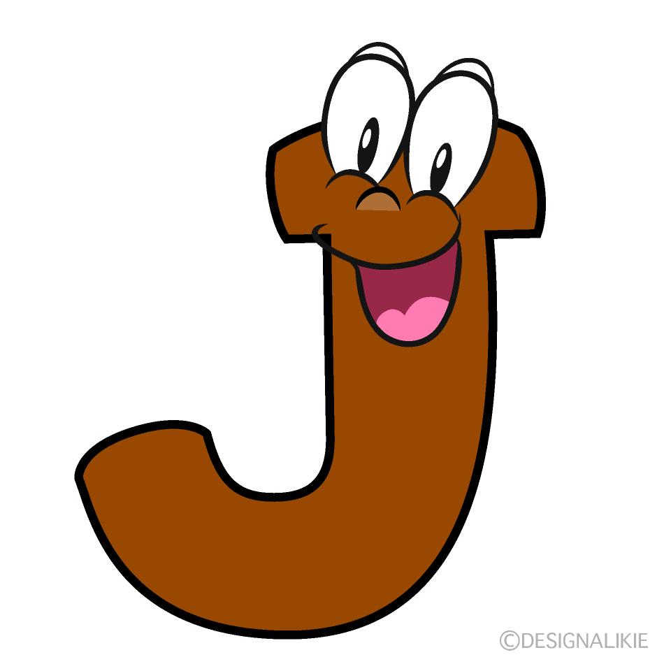 Surprising J Cartoon Character Image