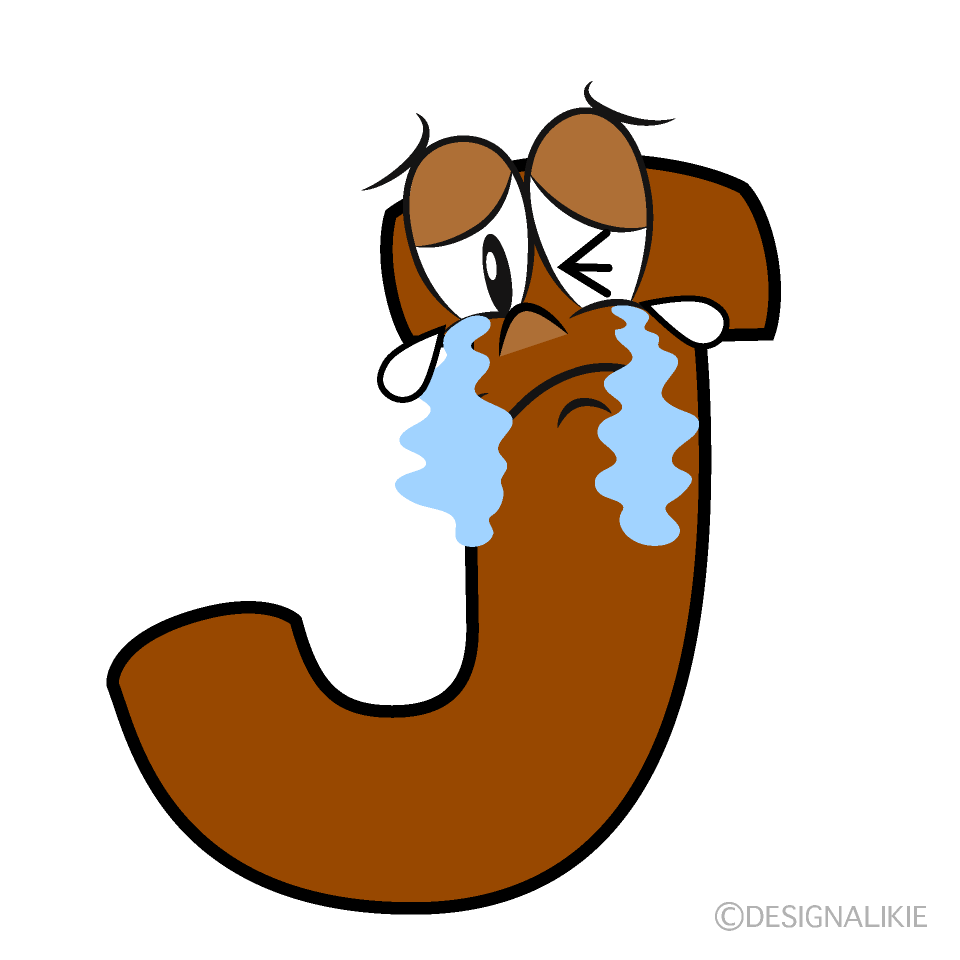 Crying J Cartoon Character Image