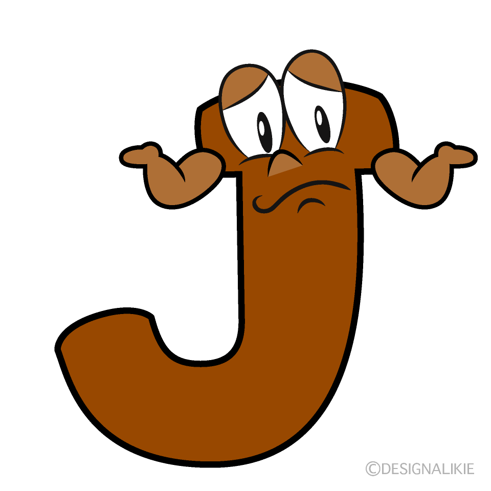 Troubled J Cartoon Character Image