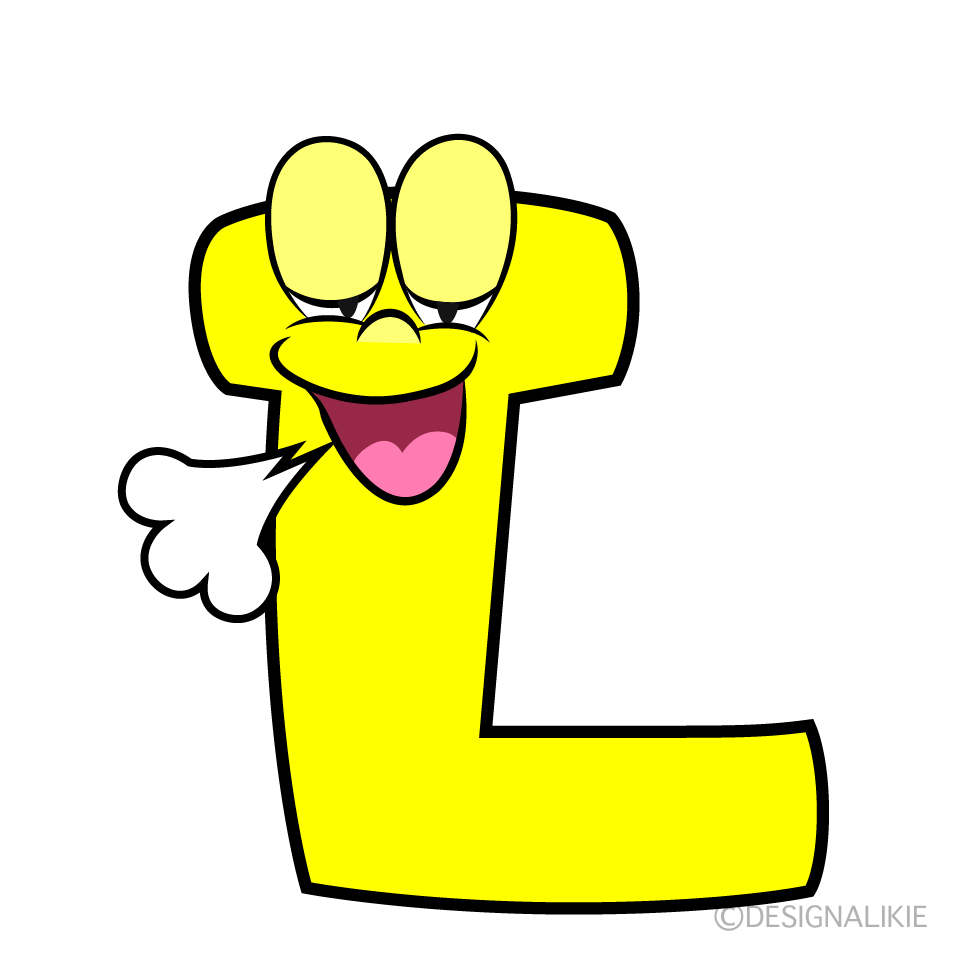 Relaxing L Cartoon Character Image