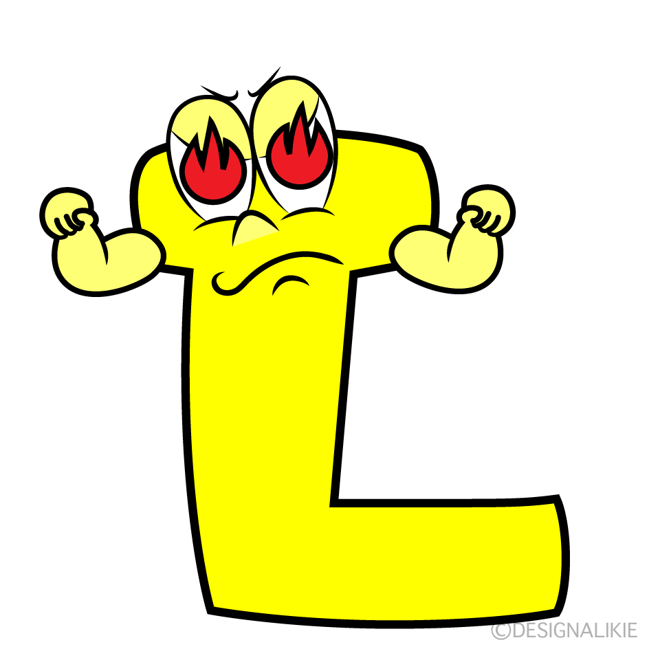 Enthusiasm L Cartoon Character Image