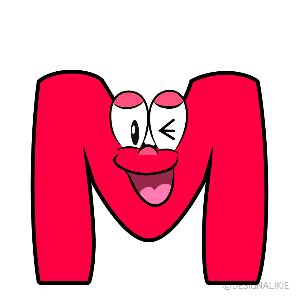 Laughing M Cartoon Character Image