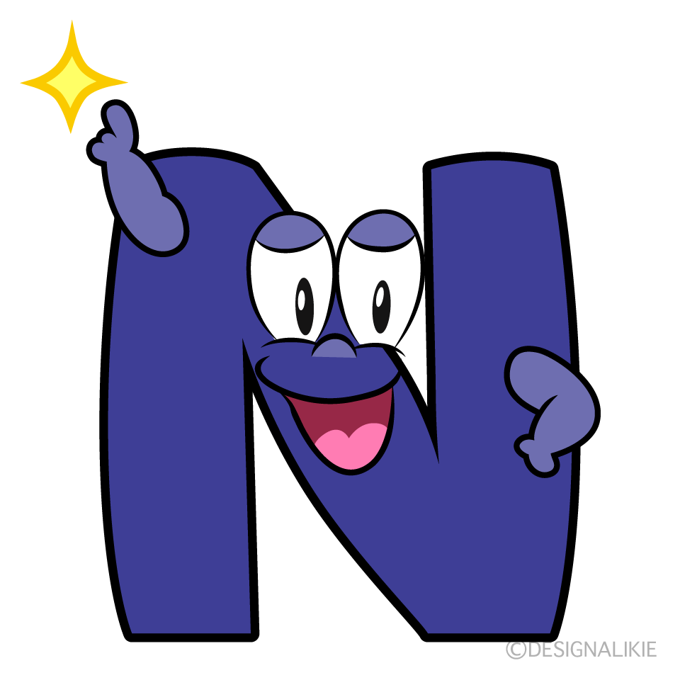 Posing N Cartoon Character Image
