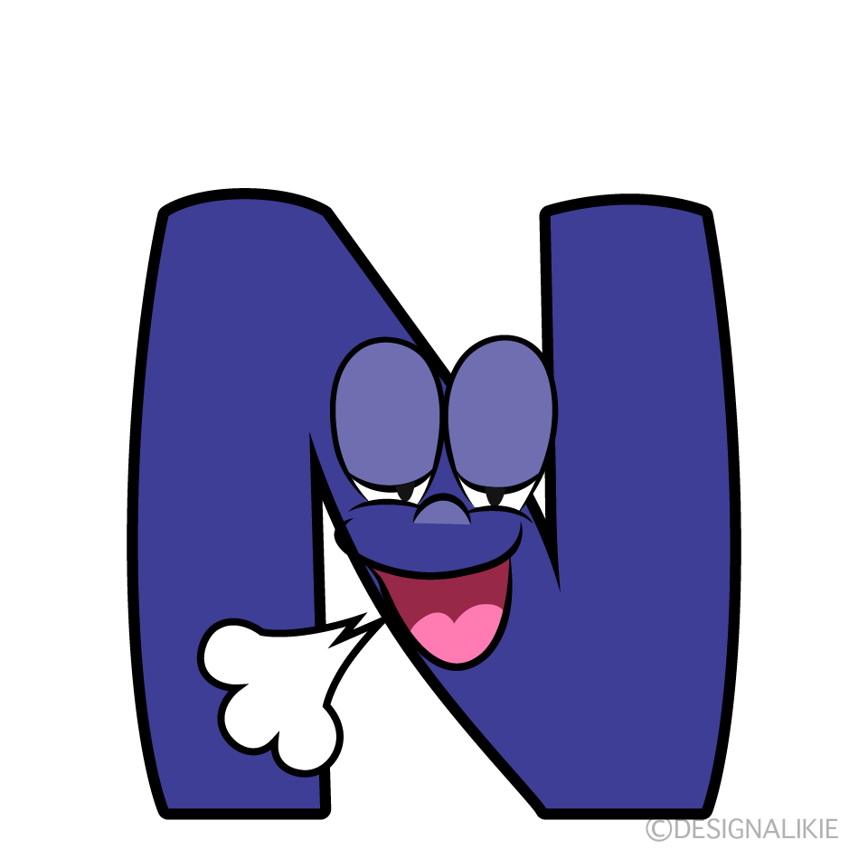 Relaxing N Cartoon Character Image