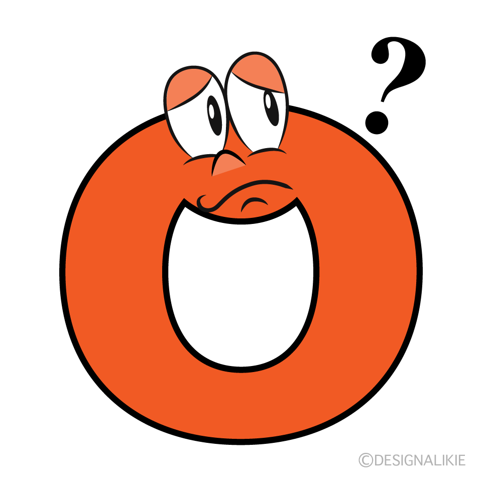 Thinking O Cartoon Character Image