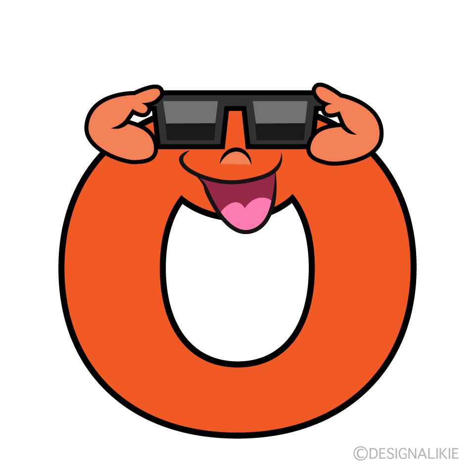 Cool O Cartoon Character Image