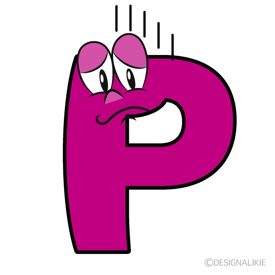 Depressed P Cartoon Character Image