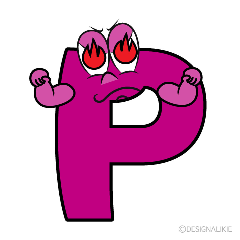 Enthusiasm P Cartoon Character Image