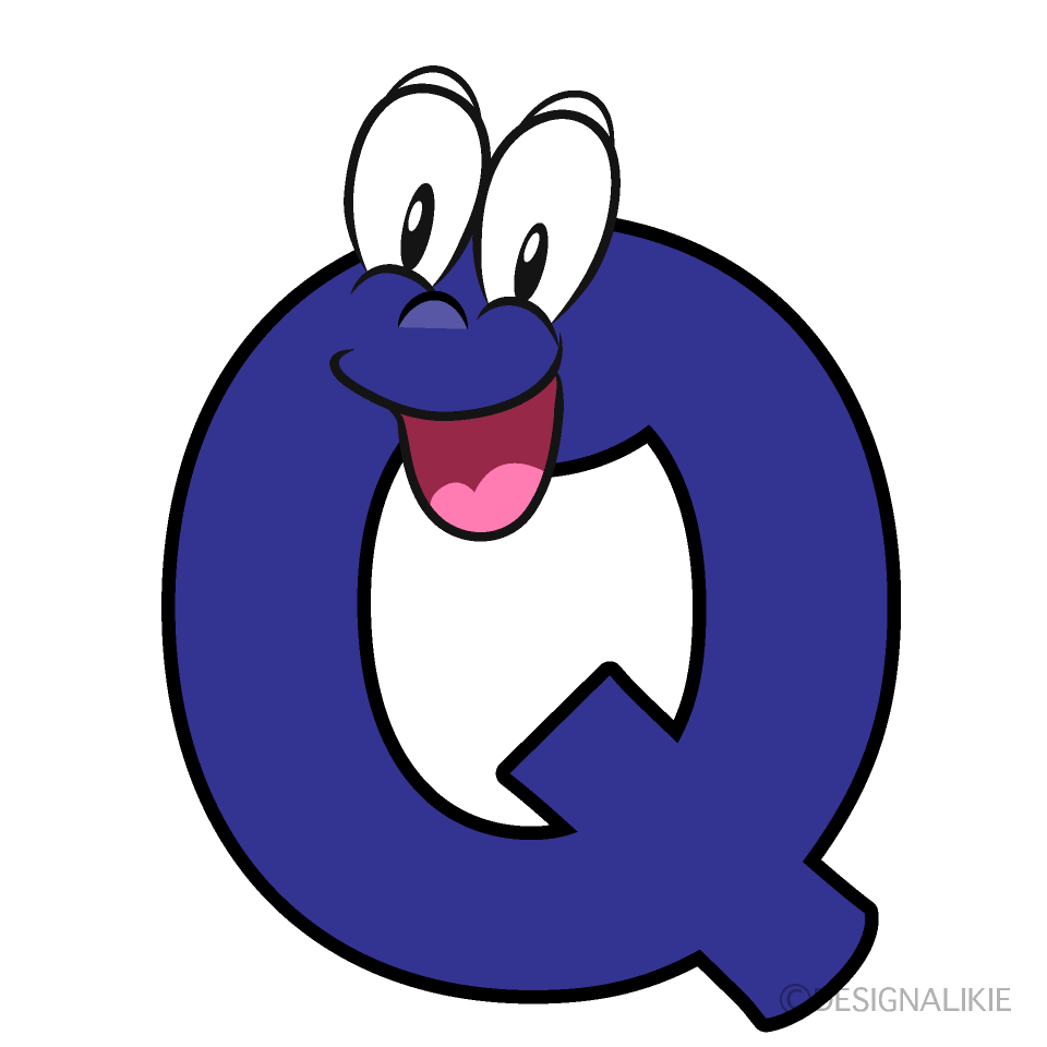 Surprising Q Cartoon Character Image