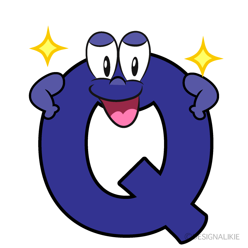 Glitter Q Cartoon Character Image